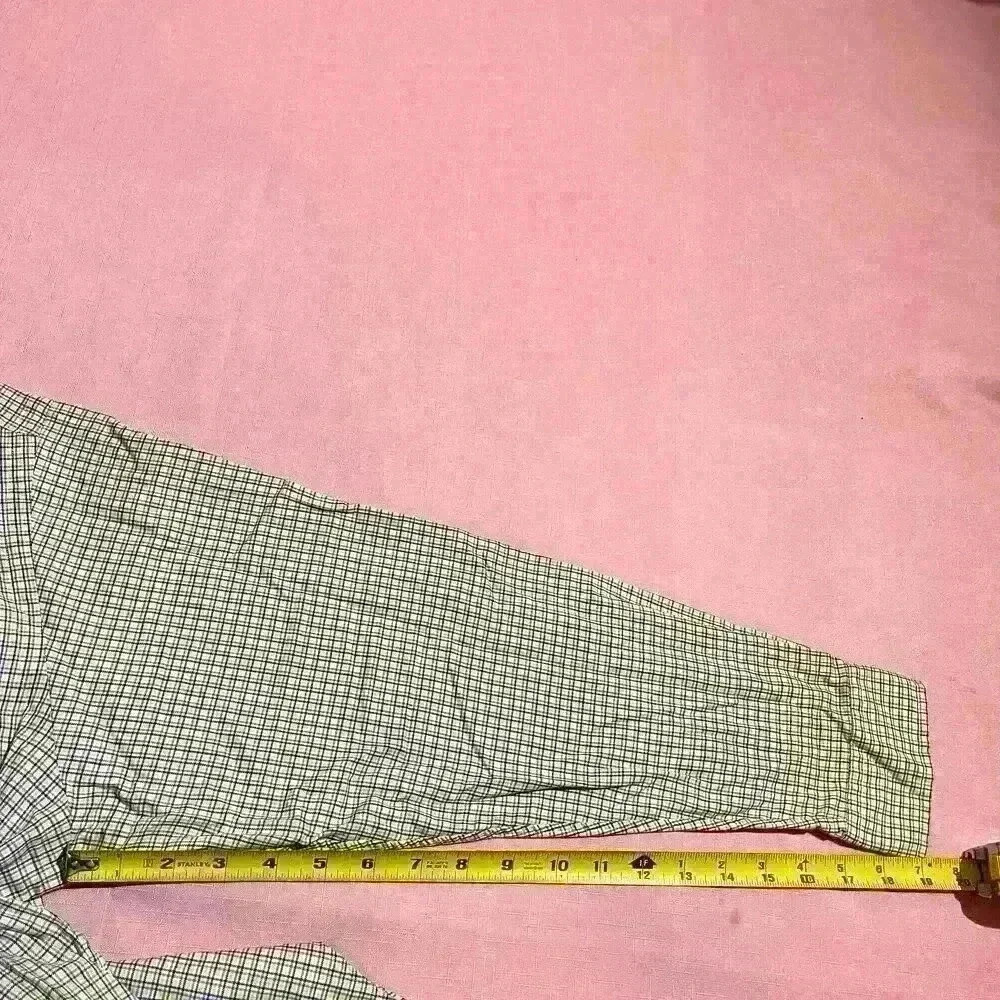 Vintage Ralph Lauren Mens Plaid Long Sleeve Button Up Shirt Yarmouth 16 32/33 - Picture 7 of 11